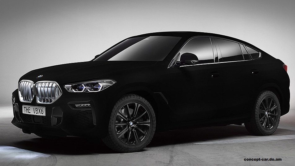 Bmw X6 Vantablack Concept